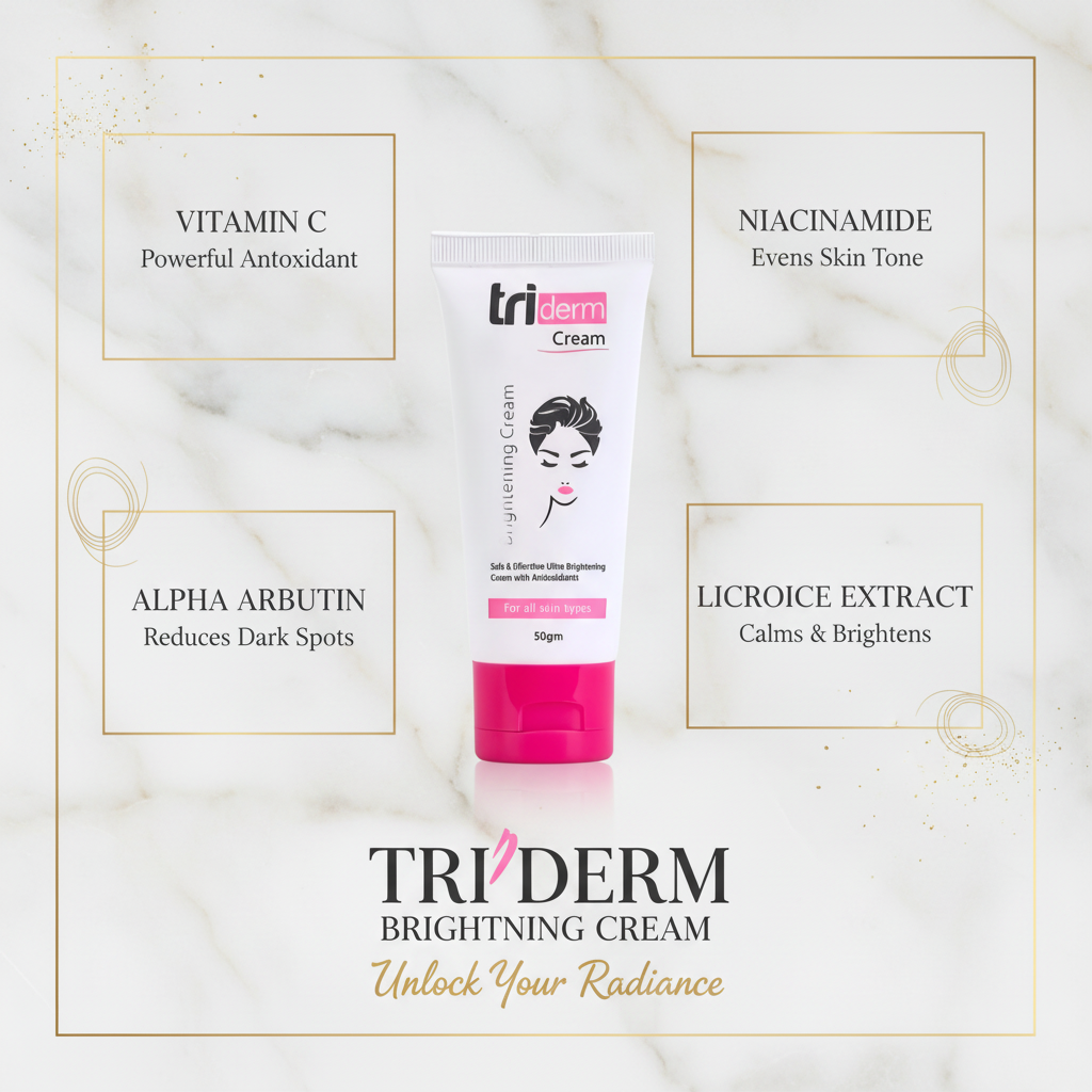 TriDerm Whitening Cream Pakistan — Clinical Melasma Treatment Results