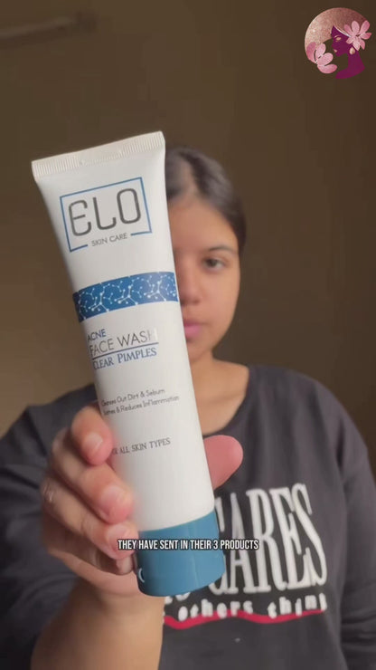 Elo Salicylic Acid Anti Acne Face Wash Pimple Blackhead Oil Control Deep Pore Daily Cleanser