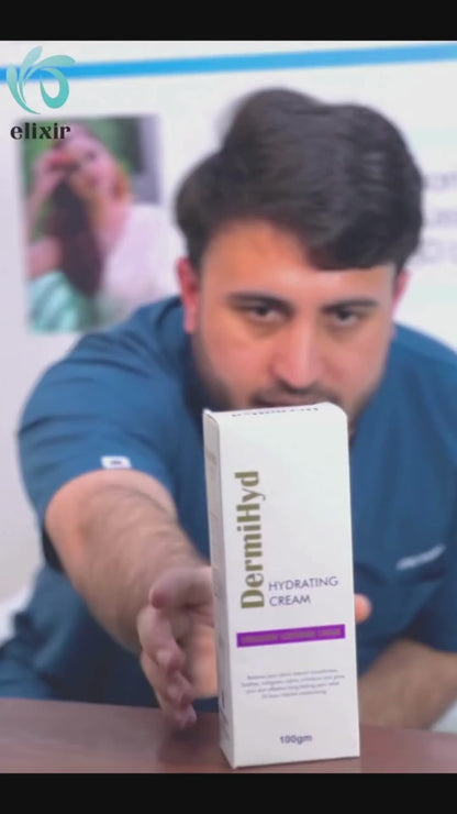 Dermi HYD Hydrating Soothing Cream Dry Sensitive Skin Barrier Repair Eczema Redness Relief 24hr Cream