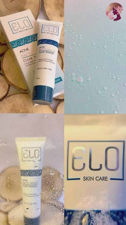 Elo Salicylic Acid Anti Acne Face Wash Pimple Blackhead Oil Control Deep Pore Daily Cleanser