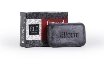Elo Activated Charcoal Detox Soap for Oily Skin | Deep Pore Cleansing Blackhead Remover Bar | 90g