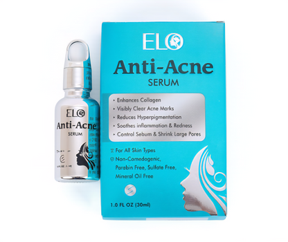 Elo Niacinamide Zinc Anti Acne Serum Pimple Control Oil Reduce Dark Spots Pore Minimizing Face Serum