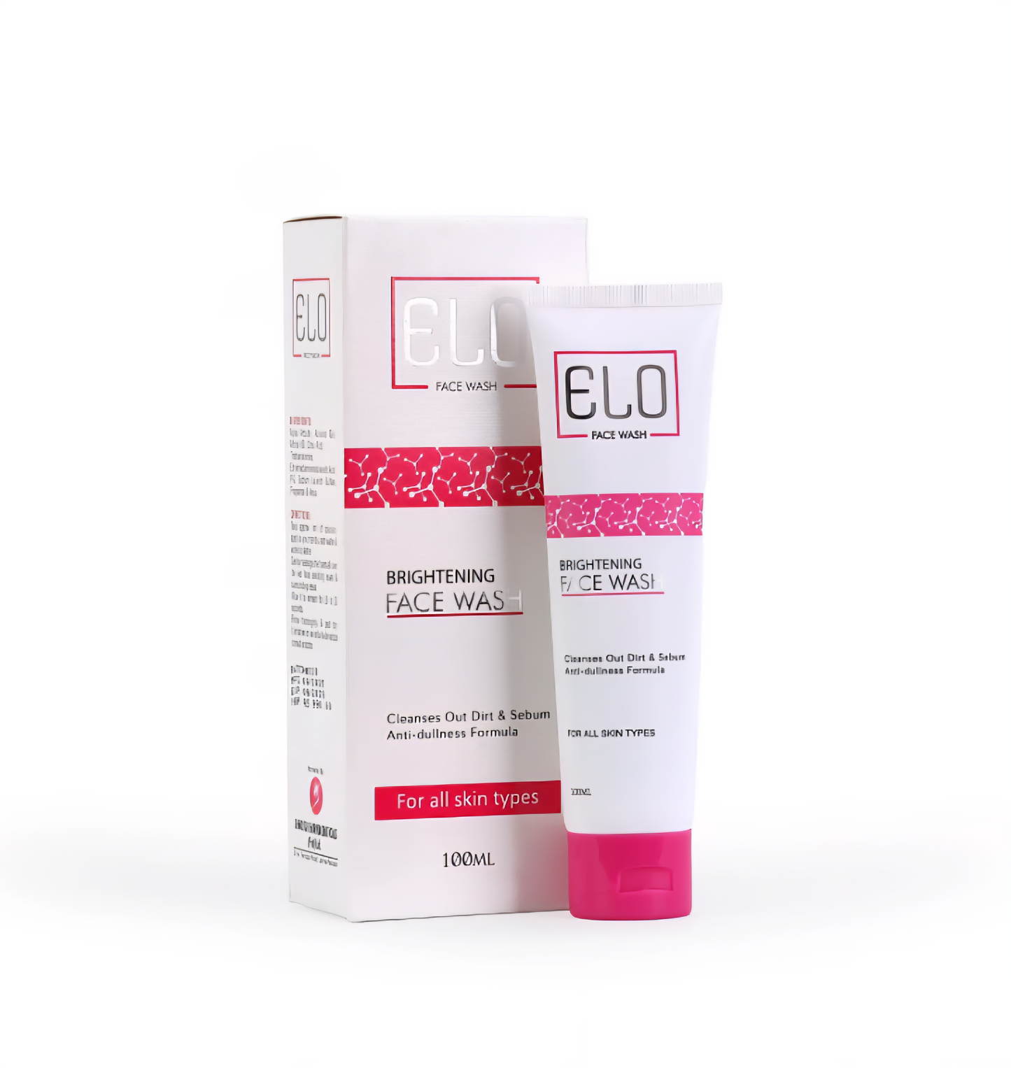 Elo Alpha Arbutin Glycolic Acid Brightening Face Wash Aloe Vera Whitening Glow Even Tone Daily Cleanser
