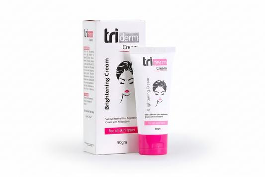Tri Derm Glycolic Acid Alpha Arbutin Niacinamide Brightening Cream Dark Spots Melasma Hyperpigmentation Whitening Cream