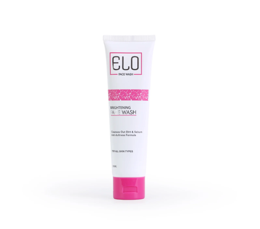 Elo Alpha Arbutin Glycolic Acid Brightening Face Wash Aloe Vera Whitening Glow Even Tone Daily Cleanser