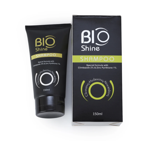 Bio Shine Zinc Pyrithione Climbazole Biotin Anti Dandruff Shampoo Flake Control Itchy Scalp Hair Growth Shampoo