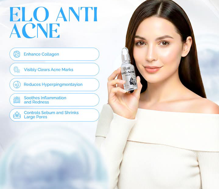 ELO Anti-Acne Serum – Clear Acne Marks, Reduce Pigmentation & Shrink Pores (30ml)