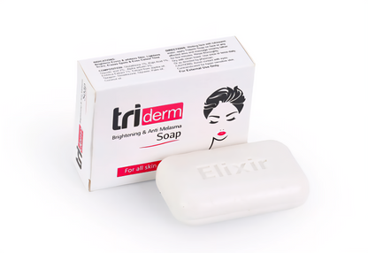 Tri derm Kojic Acid + Niacinamide Brightening Soap | Melasma Dark Spot Remover Even Skin Tone | 90g