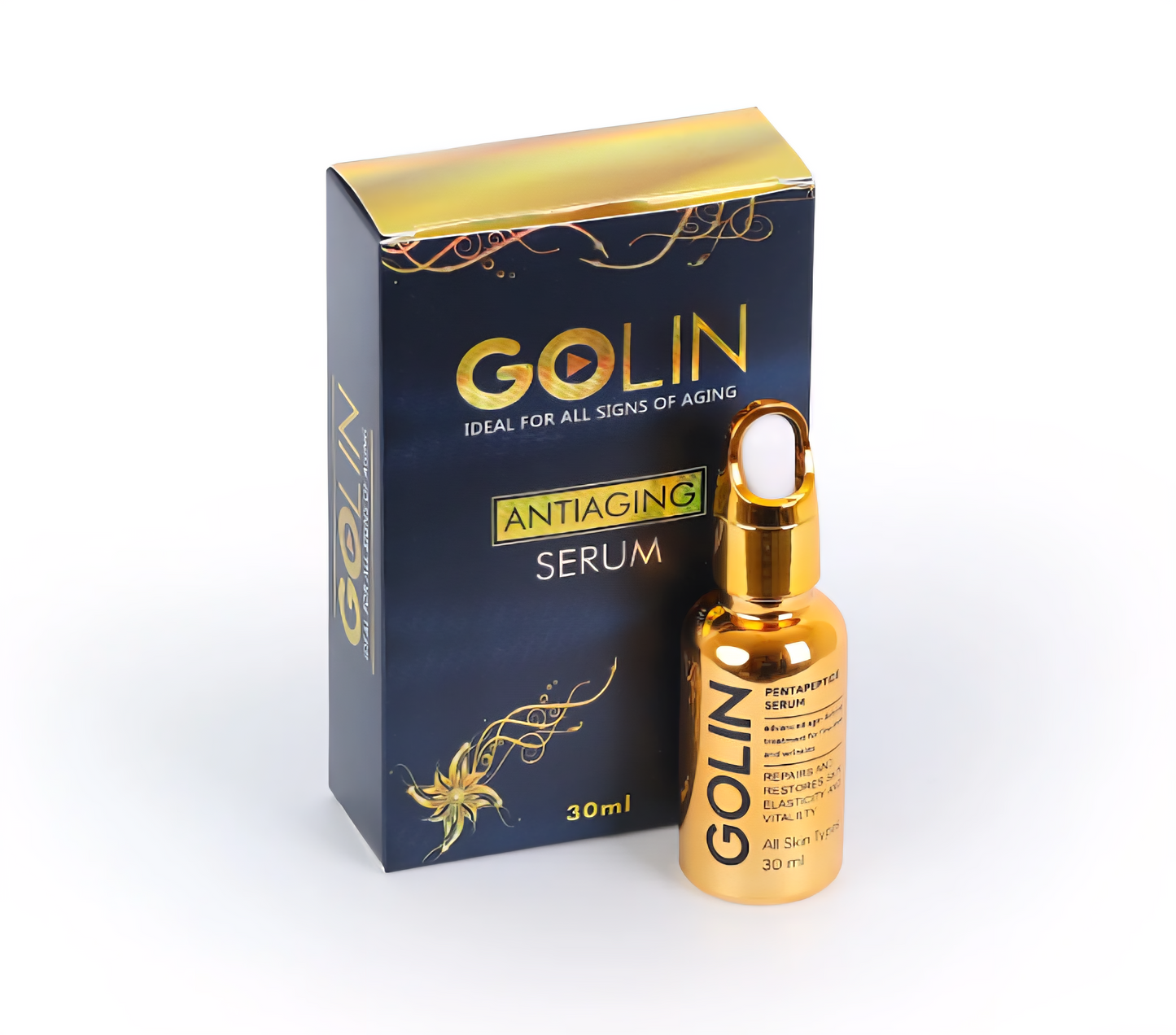 Golin Pentapeptide Vitamin A Hyaluronic Acid Anti Aging Serum Wrinkle Filler Collagen Firming Lifting Serum