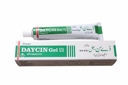 Daycin Gel 1% Clindamycin For Acne And Pimples Treatment – 25g Pimple Clearing Antibiotic Gel For Clear Skin (Shrooq Pharma)