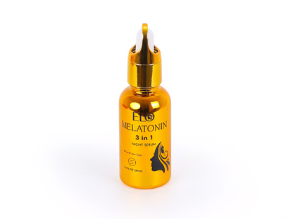 Elo Melatonin Vitamin C Niacinamide Night Repair Serum Anti Aging Overnight Brightening Hydrating and Night Serum