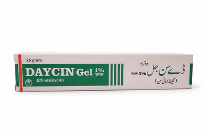 Daycin Gel 1% Clindamycin For Acne And Pimples Treatment – 25g Pimple Clearing Antibiotic Gel For Clear Skin (Shrooq Pharma)