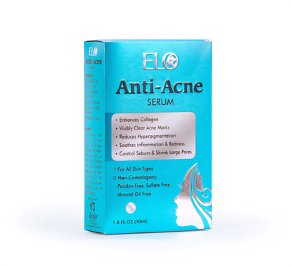 Elo Niacinamide Zinc Anti Acne Serum Pimple Control Oil Reduce Dark Spots Pore Minimizing Face Serum