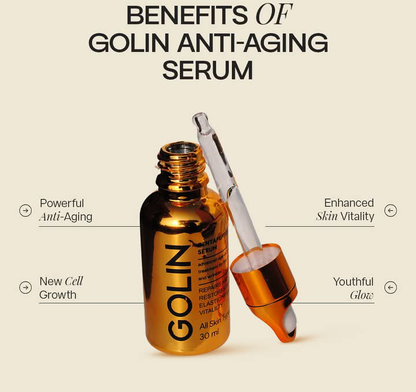 GOLIN Anti-Aging Serum – Advanced Pentapeptide Treatment for Wrinkles & Skin Repair (30ml)