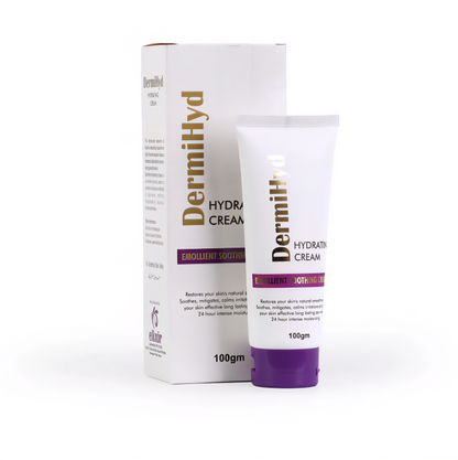 Dermi HYD Hydrating Soothing Cream Dry Sensitive Skin Barrier Repair Eczema Redness Relief 24hr Cream