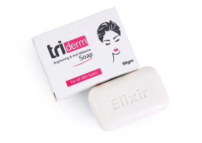 Tri derm Kojic Acid + Niacinamide Brightening Soap | Melasma Dark Spot Remover Even Skin Tone | 90g