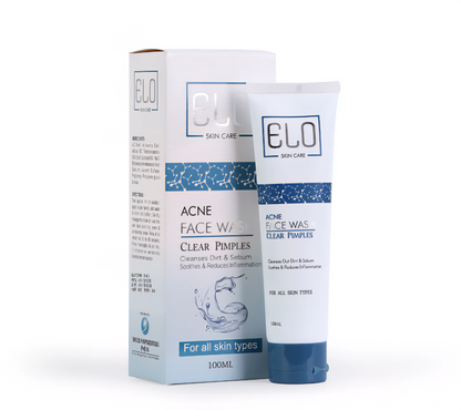 Elo Salicylic Acid Anti Acne Face Wash Pimple Blackhead Oil Control Deep Pore Daily Cleanser