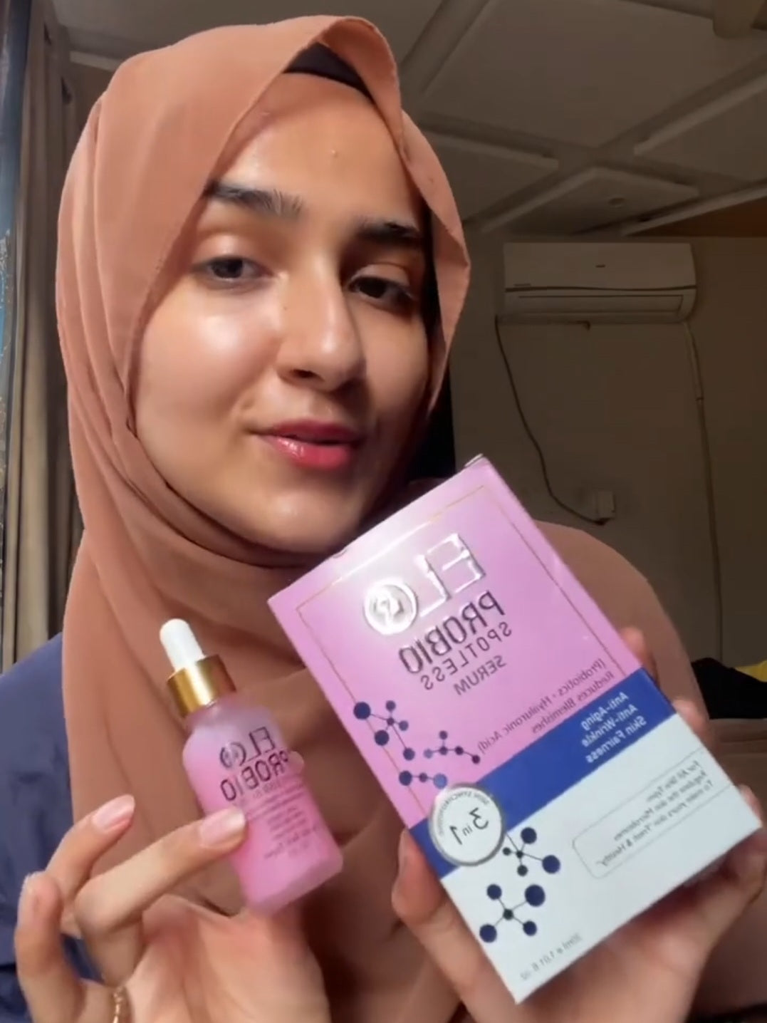 Elo Probio 3-in-1 Probiotic Serum for Open Pores & Acne Marks | Microbiome Balancing & Barrier Repair with Hyaluronic Acid | 30ml